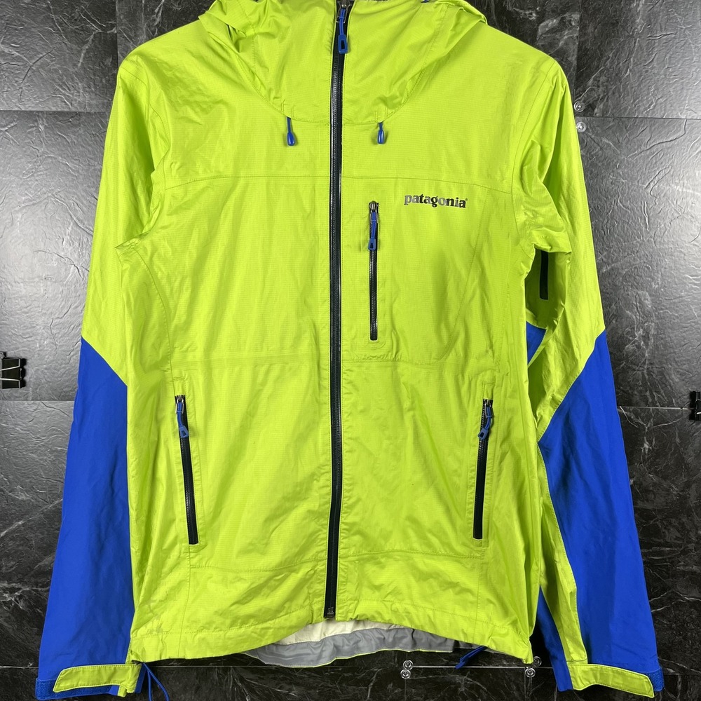 Patagonia Men's Green Torrentshell H2NO Wind Jacket XS -Flaws